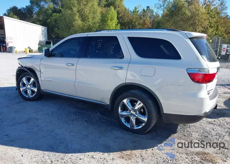 2012 Dodge Durango Citadel из США, поврежденный, VIN 1C4SDHET0CC180761